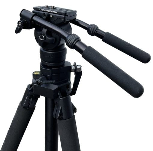 Oberwerk 5000 Tall Tripod/Head Side close up