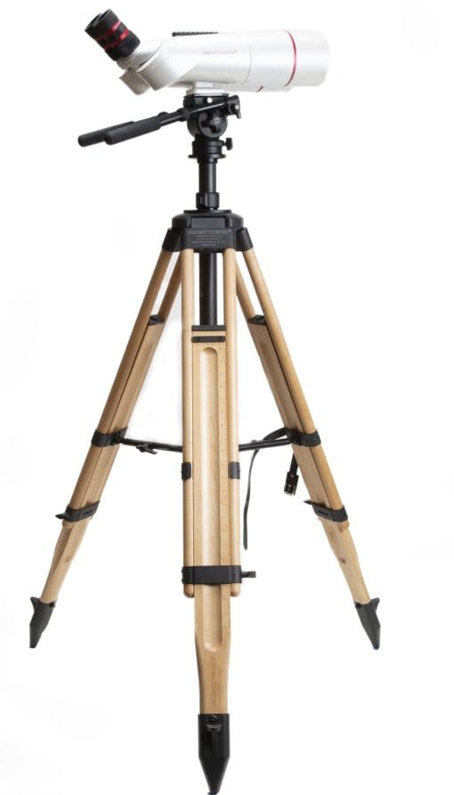 BT-82XL-ED mounted to Oberwerk TR3 Hardwood Tripod for the XL Series