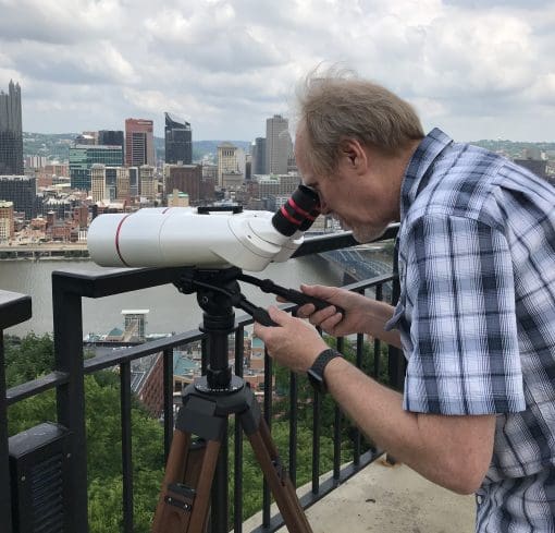 Man using the BT-82XL-ED