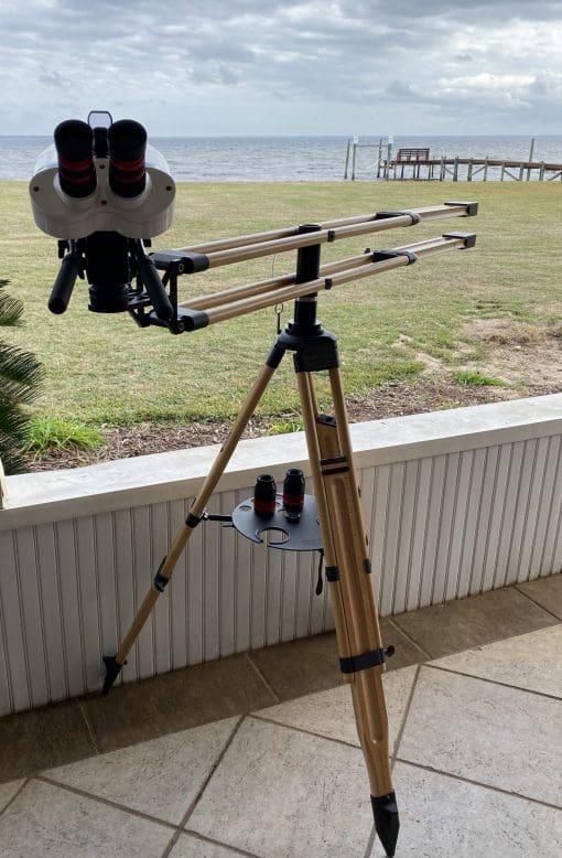 BT-82XL-ED on PM1 mount overlooking Florida's Blackwater Bay.